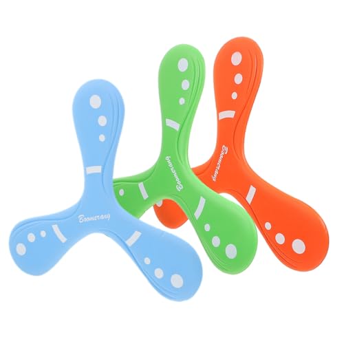 SKISUNO 3 Stück Teiliges Flexibles Bumerang Dickes Lustiges Fliegenspielzeug zur Bewegung und Koordinationsförderung Einfaches Werfen für Jungen und Mädchen SKISUNO 3 Stück Teiliges Flexibles Bumerang Dickes Lustiges Fliegenspielzeug zur Bewegung und Koordinationsförderung Einfaches Werfen für Jungen und Mädchen von SKISUNO
