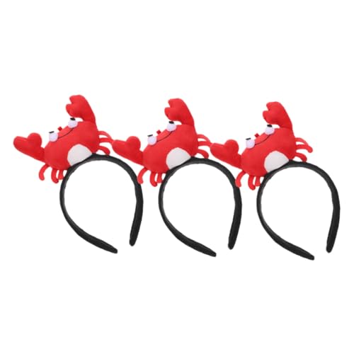 SKISUNO 3 Stück Teiliges Rotes Krabben stirnband Plüsch Haarreif mit Realistischem Krebs design für Erwachsene Lustiges Kostümzubehör für Mottopartys Geburtstage Halloween Leicht und SKISUNO 3 Stück Teiliges Rotes Krabben stirnband Plüsch Haarreif mit Realistischem Krebs design für Erwachsene Lustiges Kostümzubehör für Mottopartys Geburtstage Halloween Leicht und von SKISUNO