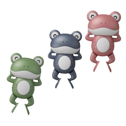SKISUNO 3 Stück Teiliges Wasserdichtes Badewannenspielzeug aus Leichtem Buntem Mechanismus Frosch Schwimmtier für Interaktives Cartoon spaßspielzeug Fingerfertigkeit und Farberkennung SKISUNO 3 Stück Teiliges Wasserdichtes Badewannenspielzeug aus Leichtem Buntem Mechanismus Frosch Schwimmtier für Interaktives Cartoon spaßspielzeug Fingerfertigkeit und Farberkennung von SKISUNO