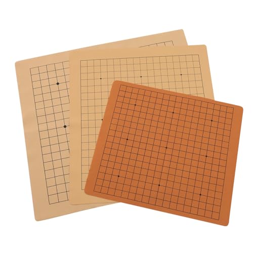 SKISUNO 3 Stück Tragbares Pu Leder Go Schachbrett Faltbares Go Board Einzelseiten Leichtes Faltbares für Erwachsene für Reisen und Partys SKISUNO 3 Stück Tragbares Pu Leder Go Schachbrett Faltbares Go Board Einzelseiten Leichtes Faltbares für Erwachsene für Reisen und Partys von SKISUNO