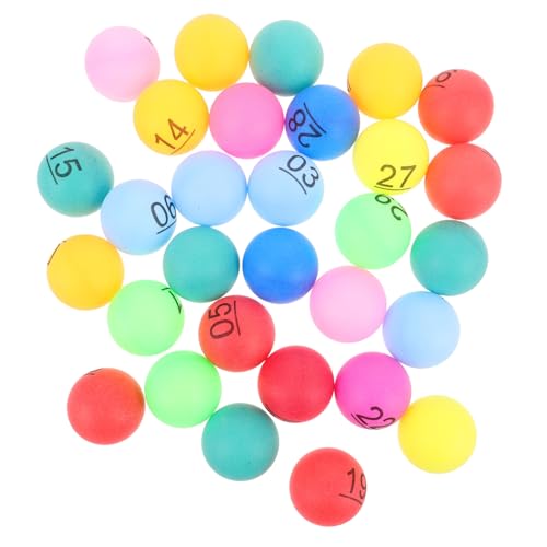 SKISUNO 30 Stück Teiliges Bunte Hohle Raffle Bälle aus Kunststoff mit Zahlen Langlebige Bingo Kugeln für Spiele Tombola Partydekoration und Gewinnspiele SKISUNO 30 Stück Teiliges Bunte Hohle Raffle Bälle aus Kunststoff mit Zahlen Langlebige Bingo Kugeln für Spiele Tombola Partydekoration und Gewinnspiele von SKISUNO