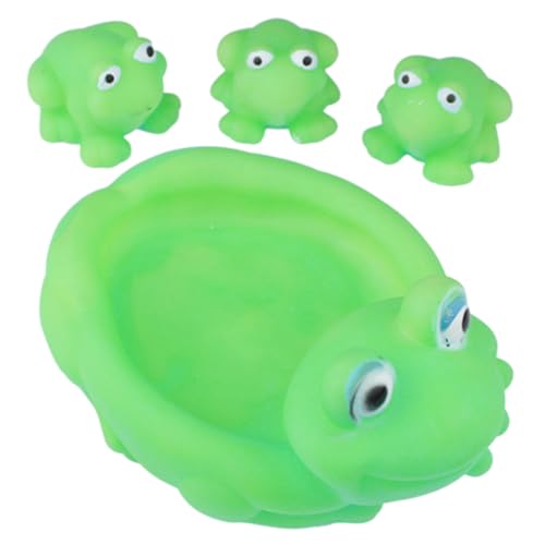 4 Stück Teiliges Bade Spielzeugset für Kleinkinder Quietschende Cartoon Frosch Badespielzeuge für Badewanne und Pool Fördert die Hand Augen Koordination und Macht zum Spaß 4 Stück Teiliges Bade Spielzeugset für Kleinkinder Quietschende Cartoon Frosch Badespielzeuge für Badewanne und Pool Fördert die Hand Augen Koordination und Macht zum Spaß von SKISUNO