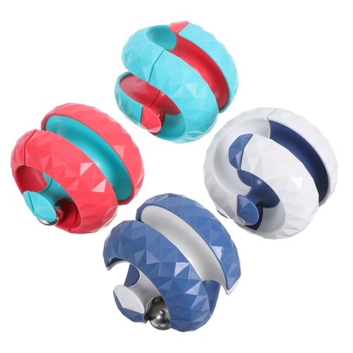 SKISUNO 4 Stück Teiliges Drehbares Puzzle-Ball Tragbares Stressabbau-Spiel für Erwachsene Beruhigendes Sensorisches Kugelspiel Reise Büro-entspannungszubehör SKISUNO 4 Stück Teiliges Drehbares Puzzle-Ball Tragbares Stressabbau-Spiel für Erwachsene Beruhigendes Sensorisches Kugelspiel Reise Büro-entspannungszubehör von SKISUNO