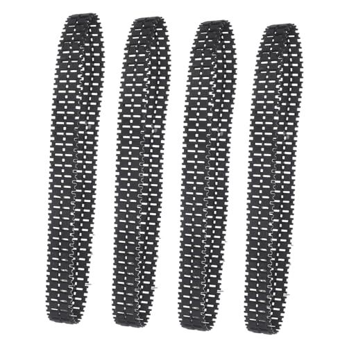 SKISUNO 4 Stück Teiliges Gummi Raupenketten für Rc Panzer DIY Montage rutschfeste Gummiketten mit Glatter Oberfläche Leichtes Panzerfahrwerk für Modellroboter und Geländefahrzeuge SKISUNO 4 Stück Teiliges Gummi Raupenketten für Rc Panzer DIY Montage rutschfeste Gummiketten mit Glatter Oberfläche Leichtes Panzerfahrwerk für Modellroboter und Geländefahrzeuge von SKISUNO