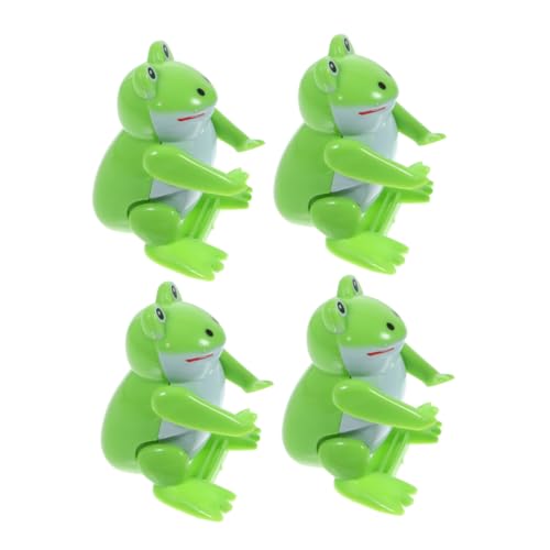SKISUNO 4 Stück Teiliges Wind up Froschspielzeug Springende Kunststofffrösche mit Drehmechanismus Kreative Kinderparty deko als Geburtstags Halloween SKISUNO 4 Stück Teiliges Wind up Froschspielzeug Springende Kunststofffrösche mit Drehmechanismus Kreative Kinderparty deko als Geburtstags Halloween von SKISUNO