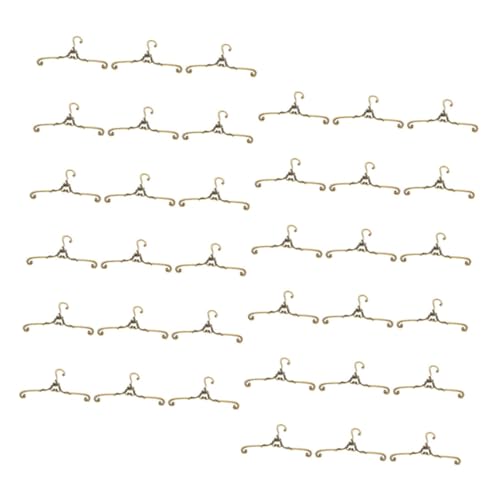 SKISUNO 48 Stück Teiliges Miniatur Vintage Metall Kleiderbügel für Puppenschrank Platzsparend Robust für Dollhouse Kleidung und Outfit Aufbewahrung für Puppenmode Zubehör SKISUNO 48 Stück Teiliges Miniatur Vintage Metall Kleiderbügel für Puppenschrank Platzsparend Robust für Dollhouse Kleidung und Outfit Aufbewahrung für Puppenmode Zubehör von SKISUNO
