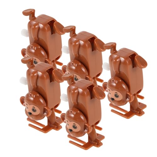 SKISUNO 5 Stück Teiliges Aufziehspielzeug Niedlicher AFFE mit Federantrieb Krabbelndes Tier Ab Jahren Fördert Feinmotorik und Hand Auge koordination Sichere Materialien Kreatives SKISUNO 5 Stück Teiliges Aufziehspielzeug Niedlicher AFFE mit Federantrieb Krabbelndes Tier Ab Jahren Fördert Feinmotorik und Hand Auge koordination Sichere Materialien Kreatives von SKISUNO