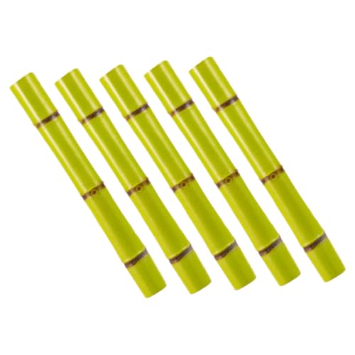 SKISUNO 5 Stück Teiliges Künstliches Zuckerrohr Detailgetreue Strapazierfähige Dekofigur aus Kunststoff Vielseitig Einsetzbar als Fotorequisite und Wohnaccessoire Pflegefrei Langlebig für SKISUNO 5 Stück Teiliges Künstliches Zuckerrohr Detailgetreue Strapazierfähige Dekofigur aus Kunststoff Vielseitig Einsetzbar als Fotorequisite und Wohnaccessoire Pflegefrei Langlebig für von SKISUNO