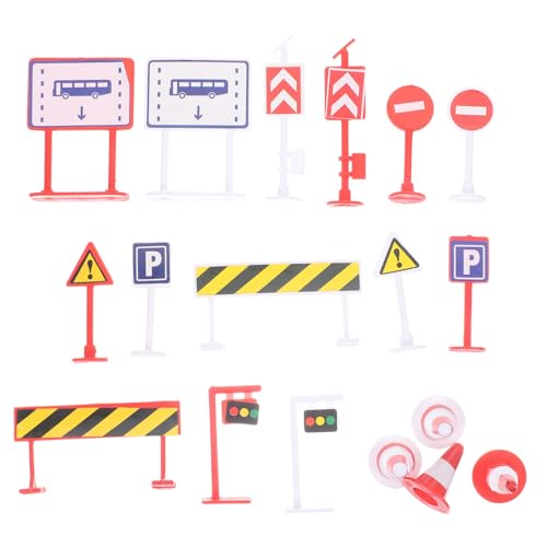 SKISUNO 6 Sätze Teiliges Robustem mit Realistischen Straßenschildern und Ampeln Pädagogisch Nützlich für Verkehrserziehung und Motorikförderung für Sandspiel und Miniaturlandschaften SKISUNO 6 Sätze Teiliges Robustem mit Realistischen Straßenschildern und Ampeln Pädagogisch Nützlich für Verkehrserziehung und Motorikförderung für Sandspiel und Miniaturlandschaften von SKISUNO