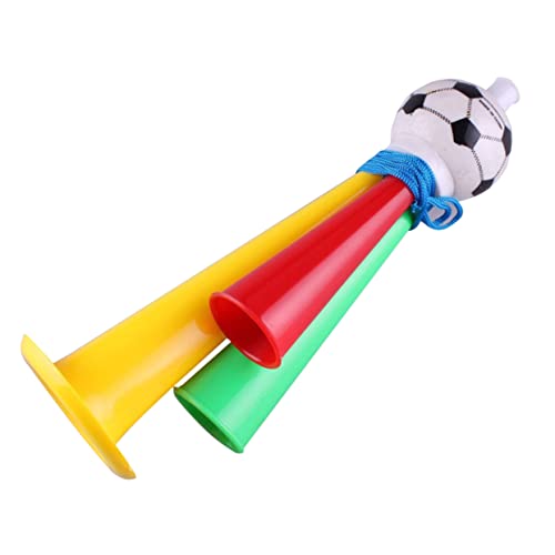 SKISUNO 6 Stk Fußballspiel horn Krachmacher für Fußballspiele Fußballspiel Trompete Blasrohr fussball spielzeug fußball spielzeug Hupe für Fußballspiele Fußball Trompete Plastik von SKISUNO