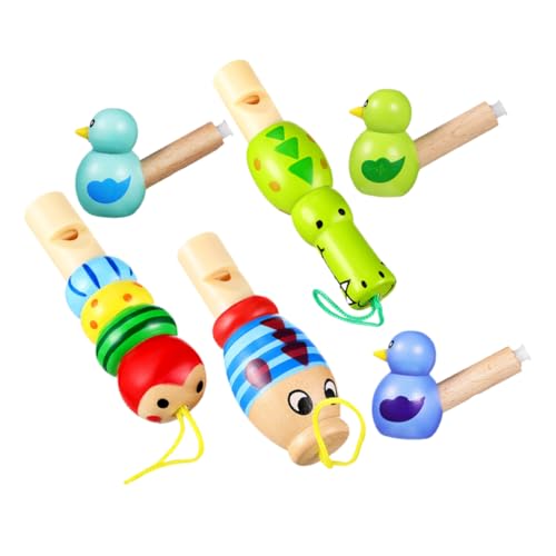 SKISUNO 6 Stück Cartoon Vogelpfeife Schöne Kinderpfeife Entzückende Pfeife Spielpfeife Tierpfeife Kinderspielzeug Pfeife Instrument Spielzeug Kreative Pfeife Lustige Pfeife von SKISUNO