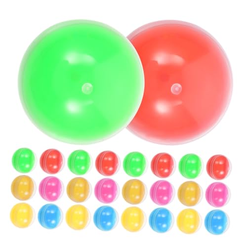 SKISUNO 60 Stück Leere Wiederverwendbare Kunststoff-kugeln Transparente Bunte Kapseln für Automaten Spiele Partygeschenke Sichere Langlebige Kunststoffbehälter SKISUNO 60 Stück Leere Wiederverwendbare Kunststoff-kugeln Transparente Bunte Kapseln für Automaten Spiele Partygeschenke Sichere Langlebige Kunststoffbehälter von SKISUNO
