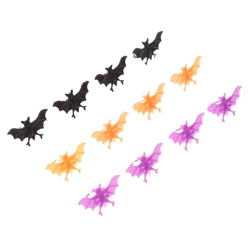 SKISUNO 60 Stück Teiliges Halloween Bat Toy Ring aus Sicherem Kunststoff Bunte Fledermaus Form für Lustiges Partyaccessoire und Spielzeugring für Halloween Spiele und Feststimmung SKISUNO 60 Stück Teiliges Halloween Bat Toy Ring aus Sicherem Kunststoff Bunte Fledermaus Form für Lustiges Partyaccessoire und Spielzeugring für Halloween Spiele und Feststimmung von SKISUNO