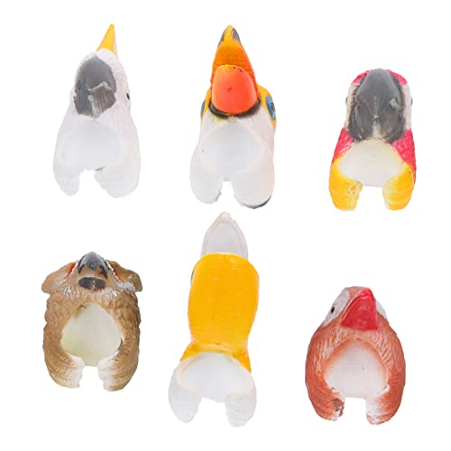 SKISUNO 6st Dinosaurier-ring-spielzeug Aufkleber Tierringe Für Kinder Kleine Spielzeuge Für Kinderpreise Tierische Ringe Tütenfüller Für Kinder Kleine Preise Für Kinder Für Belohnungen Pvc von SKISUNO