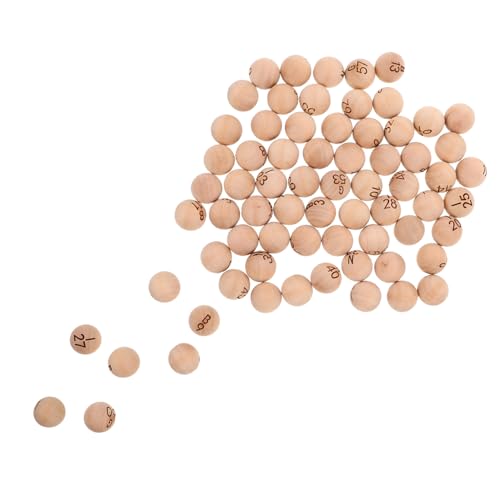 SKISUNO 75 Stück Teiliges Set aus Nummerierten Holz-Bingo-bällen Klare Gravur Langlebig aus Massivem Holz Gefertigt Glatt und Stabil für Tombolas Familienfeiern Pädagogische SKISUNO 75 Stück Teiliges Set aus Nummerierten Holz-Bingo-bällen Klare Gravur Langlebig aus Massivem Holz Gefertigt Glatt und Stabil für Tombolas Familienfeiern Pädagogische von SKISUNO