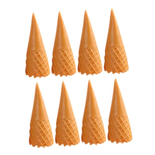 SKISUNO 8 Stück Teiliges Künstliche Eiswaffeln aus Langlebigem PVC Realistische Mini eistüten Modelle für Dekoration Fotografie Requisiten Kindgerechtes Lernspielzeug Flexibel und Leicht SKISUNO 8 Stück Teiliges Künstliche Eiswaffeln aus Langlebigem PVC Realistische Mini eistüten Modelle für Dekoration Fotografie Requisiten Kindgerechtes Lernspielzeug Flexibel und Leicht von SKISUNO