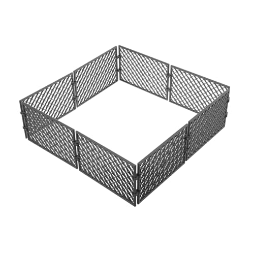 SKISUNO 8 Stück Teiliges Miniatur Zaun Robustem Kunststoff Dichtmaschig und Langlebig für Mikro Geländegestaltung Gefängnisszenen und Dekorative Modellbauprojekte SKISUNO 8 Stück Teiliges Miniatur Zaun Robustem Kunststoff Dichtmaschig und Langlebig für Mikro Geländegestaltung Gefängnisszenen und Dekorative Modellbauprojekte von SKISUNO