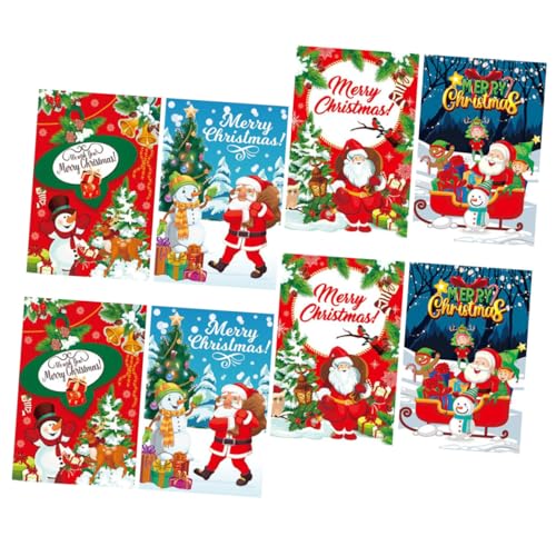 SKISUNO 8 Stück Teiliges Weihnachts-weinflaschenetiketten Selbstklebend Einzigartige Festliche Aufkleber für Partyflaschen Dekoration Leicht Abziehbar für Zuhause Bar und Cocktailparty SKISUNO 8 Stück Teiliges Weihnachts-weinflaschenetiketten Selbstklebend Einzigartige Festliche Aufkleber für Partyflaschen Dekoration Leicht Abziehbar für Zuhause Bar und Cocktailparty von SKISUNO