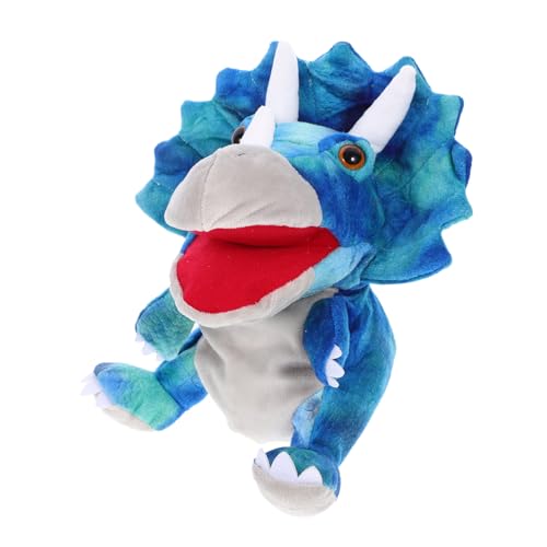 SKISUNO Adorable Dinosaurier Handpuppe aus Weichem Plüsch Interaktives Kuscheltier für Eltern Junge Mädchen für Fantasievolle Geschichten und Gemeinsames Blau Hochwertiges SKISUNO Adorable Dinosaurier Handpuppe aus Weichem Plüsch Interaktives Kuscheltier für Eltern Junge Mädchen für Fantasievolle Geschichten und Gemeinsames Blau Hochwertiges von SKISUNO