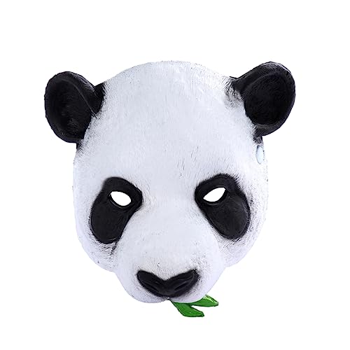 SKISUNO lustige Halloween-Maske großer Panda Halloween lustig Party für Kinder Pu Tier Maskerade-Maske Große Panda-Maske Halloween-Party-Gesichtsmaske Abschlussball Requisiten Kleidung von SKISUNO