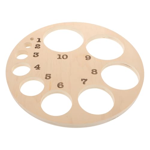 SKISUNO Diagramm des Gebärmutterhalses Holzmodell Rad zur Positionierung der Halswirbelsäule Geburtsdilatationsdiagramm geschnitztes fetales Positionsrad Hebammen-Dekor hölzern von SKISUNO