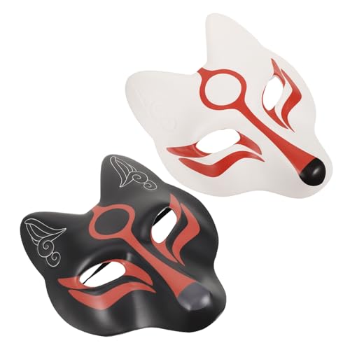 SKISUNO Fuchsmaske Für Partys Erwachsene Cosplay Maske Für Halloween Karneval Und Festlichkeiten Und Je von SKISUNO