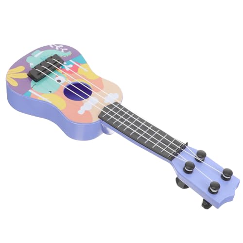 SKISUNO Gitarre Lerngitarre Gitarre für Kleinkinder Vintage Akustikgitarre Saitige Gitarre Modell Saiteninstrument Ukulele Kindergitarre Puppenhausgitarre Gitarrenspielzeug für Kinder Kann von SKISUNO