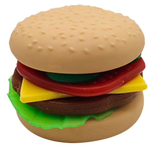 SKISUNO Hamburger Erholen Sich Langsam Modelle Simulation Essen Gefälschte Burger Simuliertes Burgerdekor Requisiten Für Das Szenenlayout Desktop-Burger-Ornamente Dehnbarer Hamburger von SKISUNO