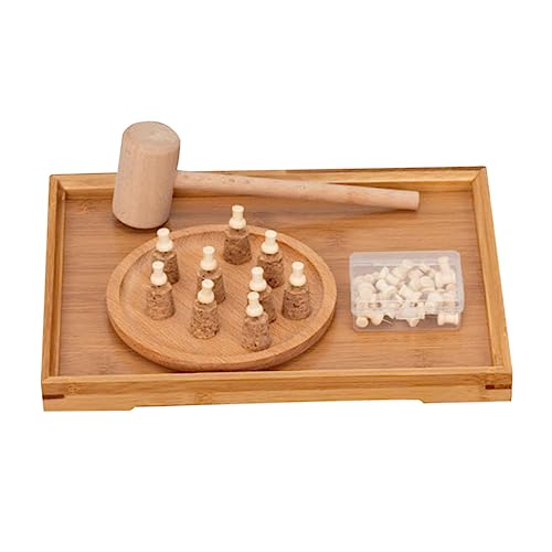 SKISUNO Frühes Pädagogisches Lernspielzeug Hand-Auge-koordination Montessori Hammerschlagspielzeug Holzmaterial 1 Set von SKISUNO