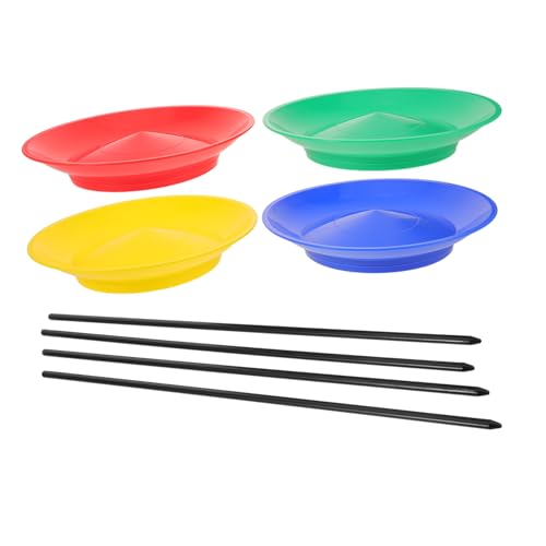 SKISUNO Jonglierteller Set Bunte Zirkus Teller mit Handstäben für Anfänger Stabile Drehbare Kunststoff Teller für Jongliertraining und Zirkusvorführungen SKISUNO Jonglierteller Set Bunte Zirkus Teller mit Handstäben für Anfänger Stabile Drehbare Kunststoff Teller für Jongliertraining und Zirkusvorführungen von SKISUNO