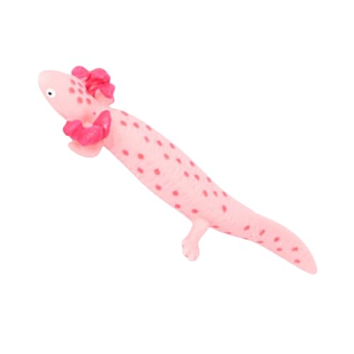 SKISUNO Kinder Salamander Modell Miniatur Axolotl Figur Axolotl Modell Spielzeug Miniatur Tierfiguren Gefälschte Desktop Verzierung Simulation Salamander von SKISUNO