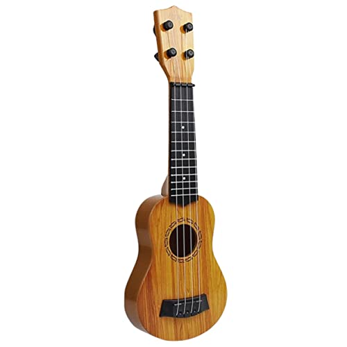 SKISUNO Kinder Ukulele Spielzeug 21 Zoll Holz Musikinstrument Für Kleinkinder Lernspielzeug Für Musikalische Früherziehung Pädagogisches Spielzeug von SKISUNO