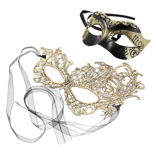 SKISUNO Kostü Ball Cosplay Maske Mysteriö Halb Gesichts Maske Für Maskerade Und Faschingspartys Elegante Spitze Augenmaske von SKISUNO