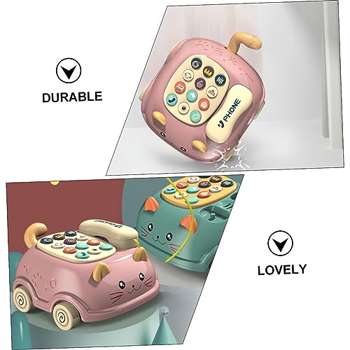 SKISUNO Lernspielzeug Telefon Multifunktionales Bilinguales Spieltelefon in Rot Pädagogisches Anrufspielzeug aus Sicherem Kunststoff für Jungen und Mädchen zur Frühkindlichen SKISUNO Lernspielzeug Telefon Multifunktionales Bilinguales Spieltelefon in Rot Pädagogisches Anrufspielzeug aus Sicherem Kunststoff für Jungen und Mädchen zur Frühkindlichen von SKISUNO