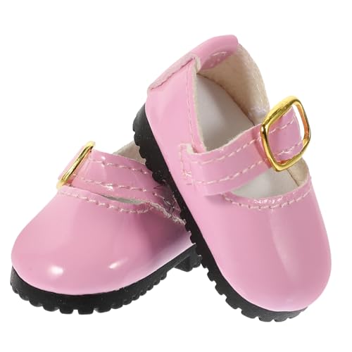 SKISUNO Mini Bjd Puppenschuhe aus PU Leder Rosa Dekorative Doll Dress Shoes Geeignet für Baumwollpuppen Feine Verarbeitung Modisches Design Komfortabel und Zart SKISUNO Mini Bjd Puppenschuhe aus PU Leder Rosa Dekorative Doll Dress Shoes Geeignet für Baumwollpuppen Feine Verarbeitung Modisches Design Komfortabel und Zart von SKISUNO