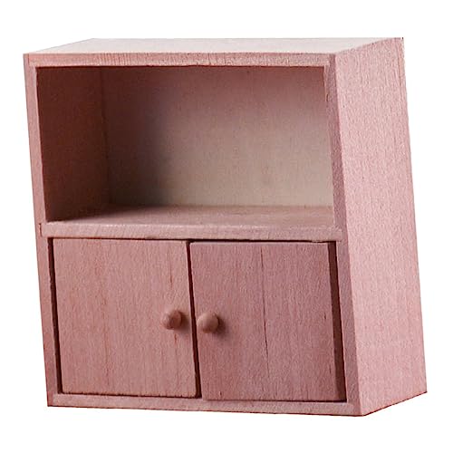 SKISUNO Mini Schrank Dekoration Miniatur Möbel Ornament Puppenhaus Dekor Mini Holzschrank Mini Möbel Mini Schrank Dekor Puppenhaus Möbel Mini Möbel von SKISUNO