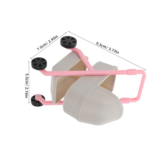 SKISUNO Miniatur Puppenwagen Detailreiche Simulation Babybuggy Stabiles Kunststoffspielzeug Vielseitiges Puppenhaus Zubehör Kreatives Rollenspiel für Grauer Kinderwagen SKISUNO Miniatur Puppenwagen Detailreiche Simulation Babybuggy Stabiles Kunststoffspielzeug Vielseitiges Puppenhaus Zubehör Kreatives Rollenspiel für Grauer Kinderwagen von SKISUNO