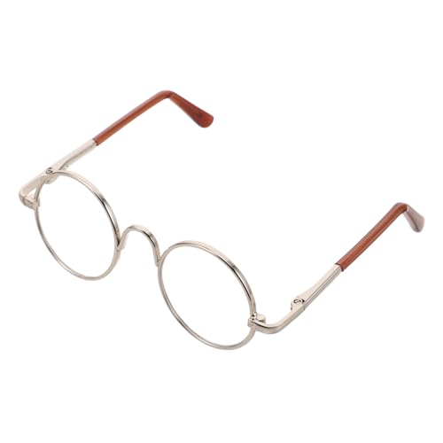 SKISUNO Miniatur Runde Puppenbrille Silberfarben Winzige Bastelbrille für Puppenmode Dekorative Accessoires für Puppenhaus DIY Requisite für Kreative Fotos und Puppenoutfits SKISUNO Miniatur Runde Puppenbrille Silberfarben Winzige Bastelbrille für Puppenmode Dekorative Accessoires für Puppenhaus DIY Requisite für Kreative Fotos und Puppenoutfits von SKISUNO