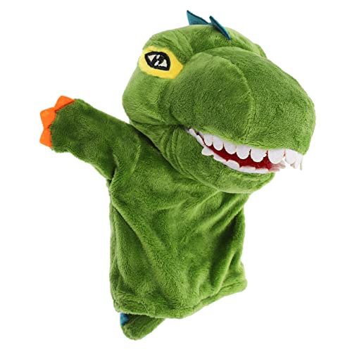 SKISUNO Plüsch Dinosaurier Handpuppe Entzückende Plüsch -Tier -Spielzeug Kinder Handpuppenspielzeug von SKISUNO