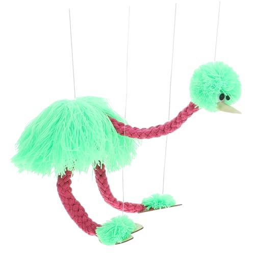 SKISUNO Plüsch-Flamingo-Puppe Drachenfiguren kleine Kuscheltiere Straußenpuppe marionetten Puppen interaktive Puppen Spielzeug Flamingo-Marionetten Plüschtiere Marionette ，， Rosa von SKISUNO