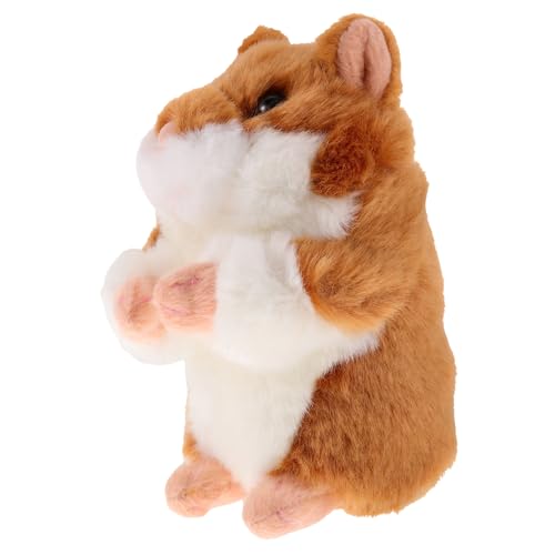 SKISUNO Plüschhamster Spielzeug Plüsch Hamster Stofftier Niedlicher Kleiner die Tierpuppe Hamster Schlafende Puppe Umarmungskissen Geburtstagsgeschenke für Kinder Erwachsene Kinder von SKISUNO