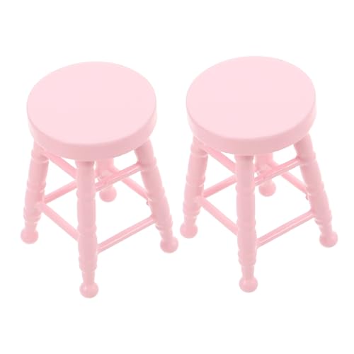 SKISUNO Puppenhaus Möbel Rundes Design Hohe Beine Lifelike Mini Stuhl für Basteln Micro Szenen Dekoration Kompakt und Sammlerfreundlich Vielseitig für Küchen Bar Wohnzimmer SKISUNO Puppenhaus Möbel Rundes Design Hohe Beine Lifelike Mini Stuhl für Basteln Micro Szenen Dekoration Kompakt und Sammlerfreundlich Vielseitig für Küchen Bar Wohnzimmer von SKISUNO