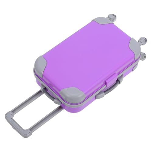 SKISUNO Mini Koffer Für Puppen Reisekoffer Zubehör Für Puppenhäuser Realistisches Design Ideal Für Puppen Und Miniaturmöbel Doll Travel Case von SKISUNO