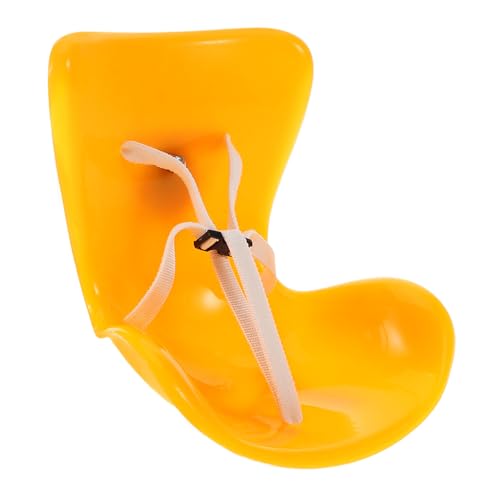 SKISUNO Puppensicherheitssitz für Puppen Puppe autositz Puppenautositz Kindersitz Spielzeug Puppen Sicherheitssitz Puppenträger Puppe-Babytrage Plastik Orange von SKISUNO