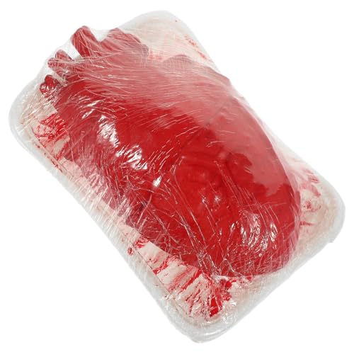 SKISUNO Realistisches Halloween Herz Deko Requisite aus Hochwertigem Kunststoff Blutiges Fake Organ Prop für Gruselige Party Raumdekoration für Horror-Events und Mottopartys SKISUNO Realistisches Halloween Herz Deko Requisite aus Hochwertigem Kunststoff Blutiges Fake Organ Prop für Gruselige Party Raumdekoration für Horror-Events und Mottopartys von SKISUNO
