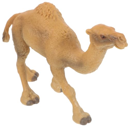 SKISUNO Simulation Kamel Modell realistische Kamelfigur Cartoon-Kamel-Handwerk Kamelfiguren für Kinder camelion Spielzeug Camel Spielzeug Kamel-Ornament Kamel schmücken Plastik von SKISUNO