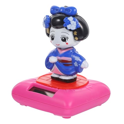 SKISUNO Solarbetriebene Kimono Doll Figurine aus Realistisch Gestaltete Wackelpuppe mit Kopfbewegung Kleine Dekorative Kimono Puppe für Auto armaturenbrett Büro und Wohnzimmertisch SKISUNO Solarbetriebene Kimono Doll Figurine aus Realistisch Gestaltete Wackelpuppe mit Kopfbewegung Kleine Dekorative Kimono Puppe für Auto armaturenbrett Büro und Wohnzimmertisch von SKISUNO