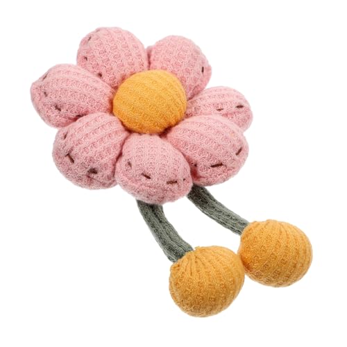 SKISUNO Sonnenblumennadel Blumenbrosche Für Damen Broschen Schmuck Broschenverzierungen Broschennadeln Für Frauen Zarte Anstecknadel Broschen Kleidungsnadeln Stoff Rosa von SKISUNO