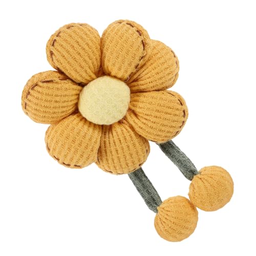 SKISUNO Sonnenblumennadel Weihnachten weinachts weihnsgeschenke Damen Accessoires weihnachsgeschenk Broschen Sonnenblume Brustnadel Mantelbrosche Stoff Yellow von SKISUNO