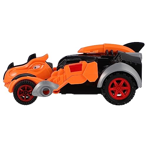 SKISUNO Spielzeugauto Trägheitsauto Spielzeug Puzzle-Spielzeug Jungenspielzeug Kinderspielzeug Lernspielzeug Mini-Spielzeug Roboterspielzeug Autospielzeug Für Kinder Orange Plastik von SKISUNO